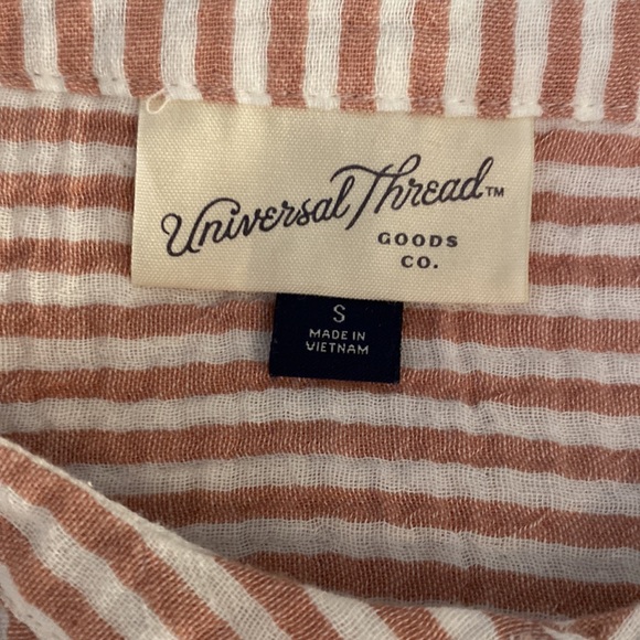 SML Pink & White Stripe Long Sleeve Top - Picture 4 of 6